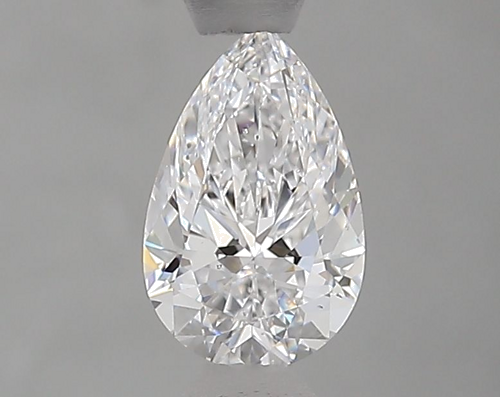 0.7 carat D-SI1 Natūralus Pear Deimantas (1)