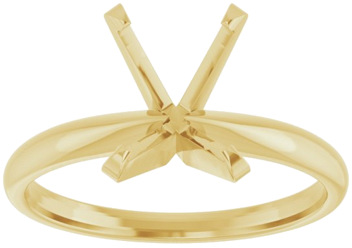 Sužadėtuvių Žiedas „Solitaire“ 14k yellow gold Oval 10mm x 8mm (3)