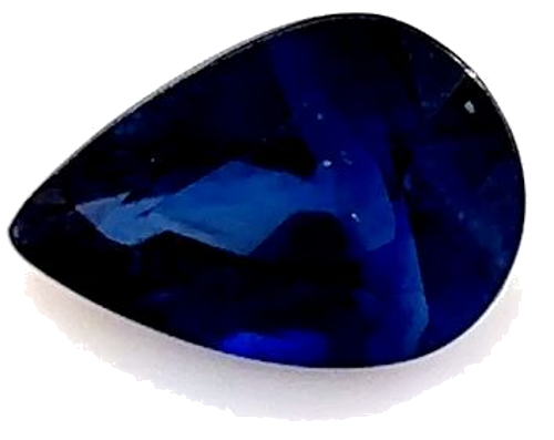 0.52 carat BLUE Pear Safyras (1)
