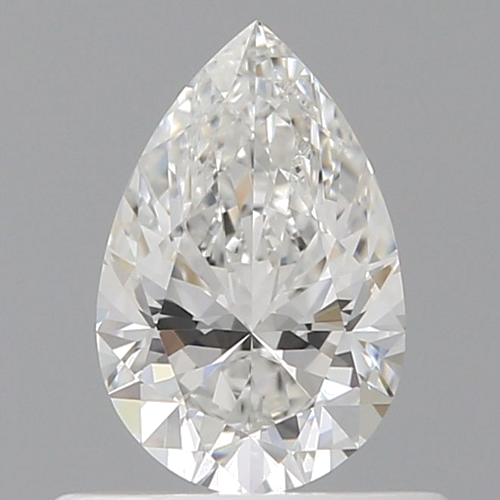 0.5 carat F-VVS1 Natūralus Pear Deimantas (1)