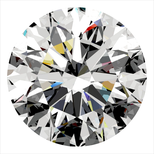 0.33 carat E-VS2 Excellent cut Natūralus Round Deimantas (1)
