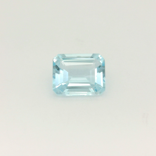 2.72 carat BLUE STEP cut Octagonal Aquamarine (1)