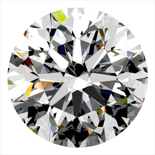 0.35 carat G-VVS2 Excellent cut Natūralus Round Deimantas (1)