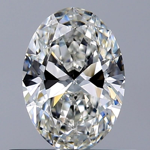 0.5 carat G-VVS2 Natūralus Oval Deimantas (1)