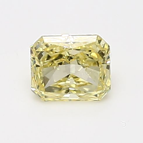 0.61 carat Yellow-VS1 Natūralus Radiant Deimantas (1)