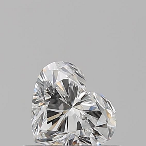 0.51 carat F-VVS1 Natūralus Heart Deimantas (1)