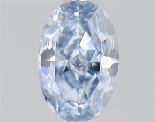 0.57 carat Fancy Intense Blue-SI2 Natūralus Oval Deimantas (1)