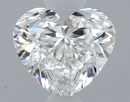 0.5 carat F-VS2 Natūralus Heart Deimantas (1)