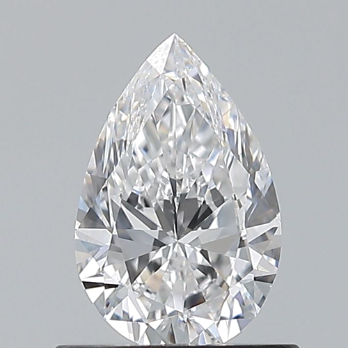 0.7 carat D-VS2 Natūralus Pear Deimantas (1)