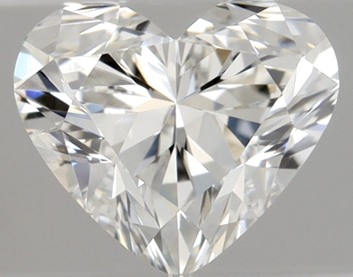 0.5 carat H-VVS1 Natūralus Heart Deimantas (1)