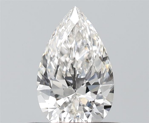 0.4 carat I-VVS2 Natūralus Pear Deimantas (1)