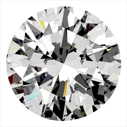 0.3 carat F-SI2 Very Good cut Natūralus Round Deimantas (1)