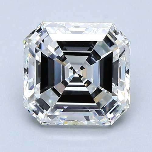 2.01 carat G-VVS2 Natūralus Asscher Deimantas (1)
