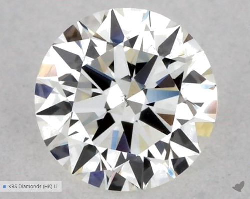 0.5 carat H-VS2 Excellent cut Natūralus Round Deimantas (1)