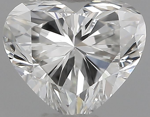 0.4 carat G-VVS2 Natūralus Heart Deimantas (1)