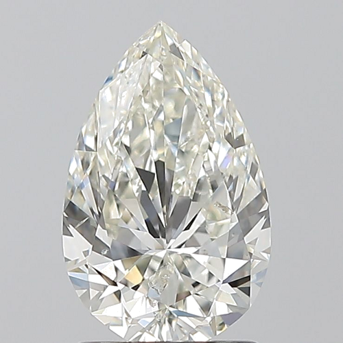 1.5 carat J-SI2 Natūralus Pear Deimantas (1)
