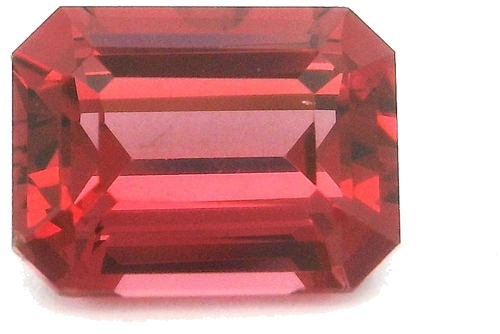1.43 carat PINK STEP cut Octagonal Garnet (1)