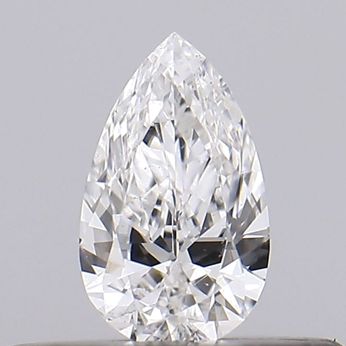 0.2 carat E-SI1 Natūralus Pear Deimantas (1)
