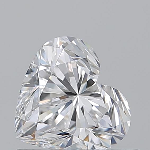 0.71 carat D-VS2 Natūralus Heart Deimantas (1)