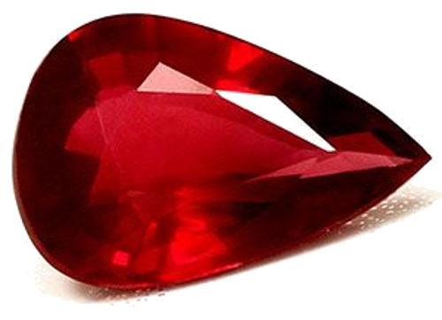 0.63 carat RED Pear Rubinas (1)