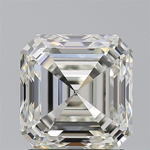 2.07 carat J-IF Natūralus Asscher Deimantas (1)