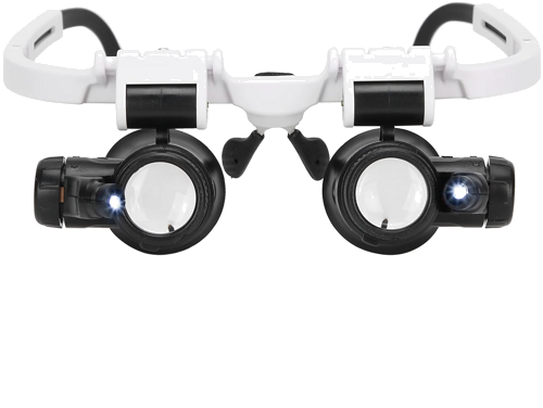 Бинокулярные увеличительные очки с LED-подсветкой 8x 15x 23x (1)