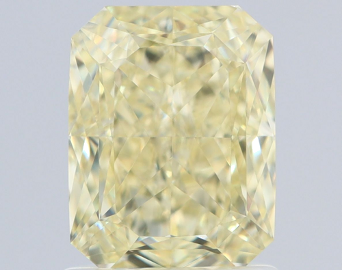 1.55 carat Fancy Light Yellow-VS1 Natūralus Radiant Deimantas (1)
