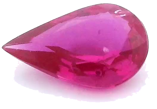 0.35 carat RED Pear Rubinas (1)