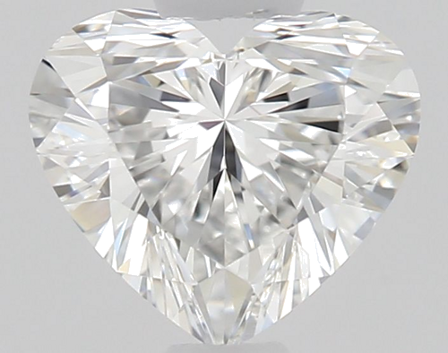 0.54 carat E-VVS1 Natūralus Heart Deimantas (1)