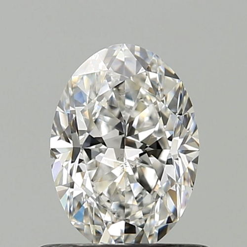 0.6 carat F-SI1 Natūralus Oval Deimantas (1)