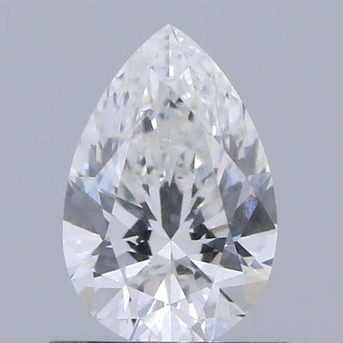 0.63 carat E-SI1 Natūralus Pear Deimantas (1)