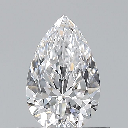 0.54 carat D-VVS2 Natūralus Pear Deimantas (1)