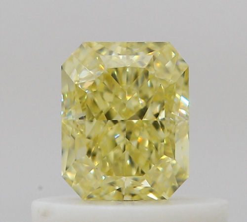 0.5 carat Fancy Intense Yellow-VS1 Natūralus Radiant Deimantas (1)