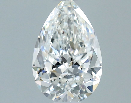 0.61 carat F-VS1 Natūralus Pear Deimantas (1)