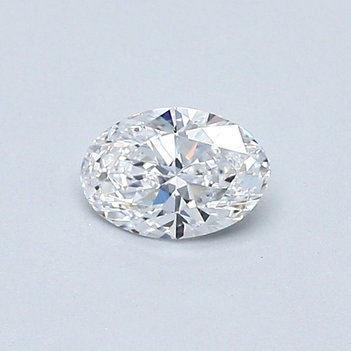 0.38 carat D-VS1 Natūralus Oval Deimantas (1)