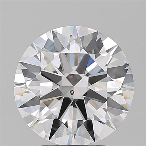 4.02 carat F-SI1 Excellent cut Natūralus Round Deimantas (1)