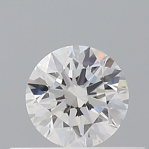 0.37 carat F-VVS1 Excellent cut Natūralus Round Deimantas (1)