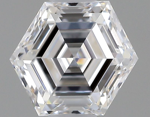 0.38 carat D-VS1 Natūralus Hexagonal Deimantas (1)