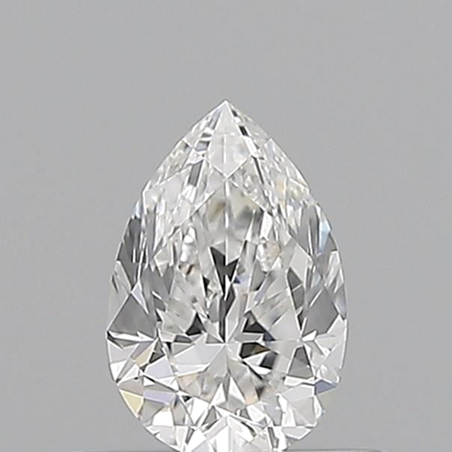 0.5 carat E-VVS2 Natūralus Pear Deimantas (1)