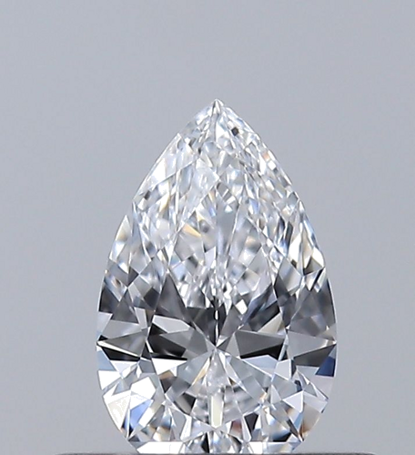 0.33 carat D-VVS1 Natūralus Pear Deimantas (1)