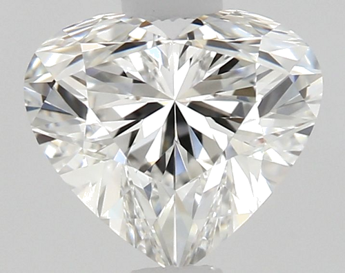 0.61 carat F-VS2 Natūralus Heart Deimantas (1)