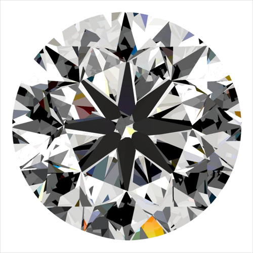 0.3 carat H-SI1 Very Good cut Natūralus Round Deimantas (1)