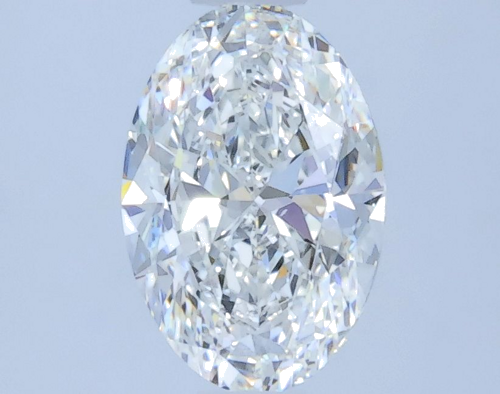0.7 carat F-VVS2 Natūralus Oval Deimantas (1)
