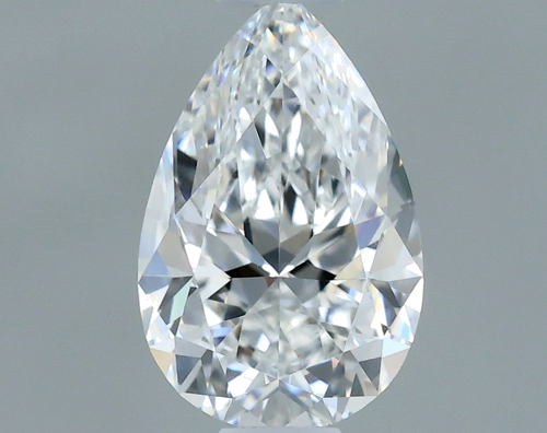 0.42 carat E-VVS1 Natūralus Pear Deimantas (1)