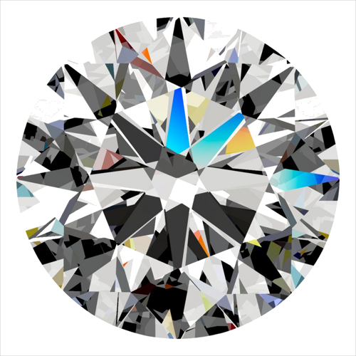 0.3 carat H-VVS1 Excellent cut Natūralus Round Deimantas (1)