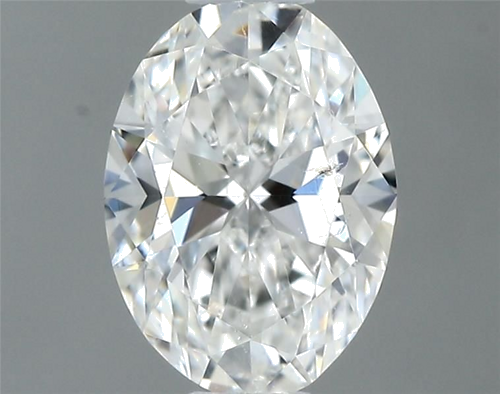 0.4 carat E-SI1 Natūralus Oval Deimantas (1)