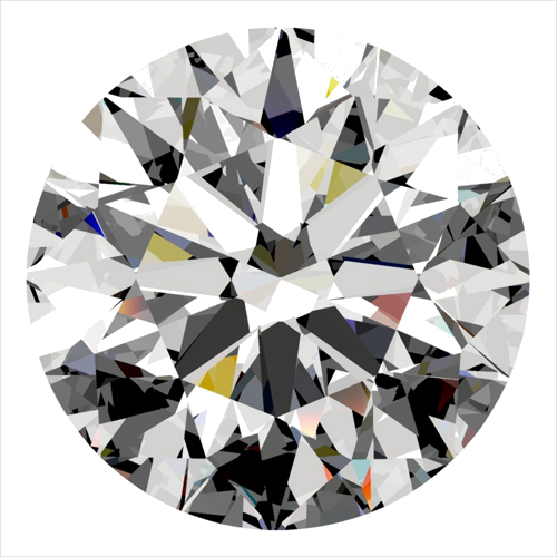 0.33 carat F-VVS2 Excellent cut Natūralus Round Deimantas (1)
