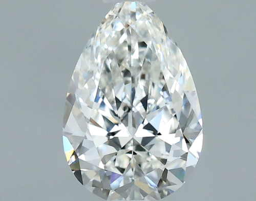 0.55 carat G-VVS1 Natūralus Pear Deimantas (1)