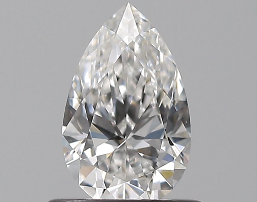 0.57 carat F-VS1 Natūralus Pear Deimantas (1)