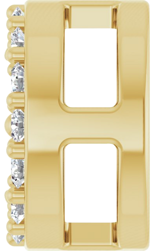 Pakabukas „Halo-Style Rose-Cut“ 585 Geltonojo Aukso Round 3.5mm (3)